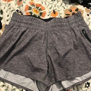 Lululemon Women's Heather Gray Athletic Shorts